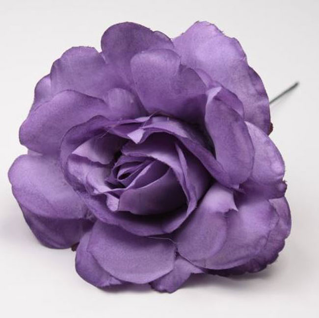 Petite rose de Cadix. 10cm. Violet 32